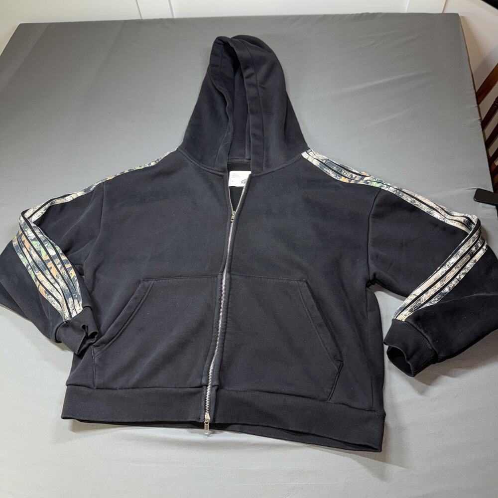EPTM the Perfect Example Hoodie Zippered Jacket Men’s Size Small Black And Camo